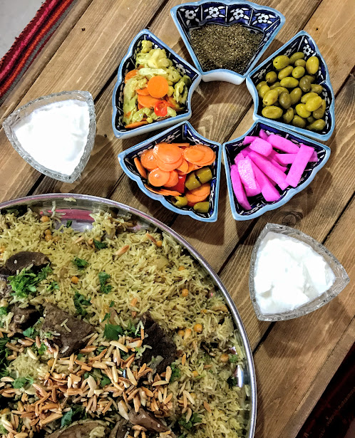 אוכל אירוח בדואי אצל ג'ולייט בדר רהט