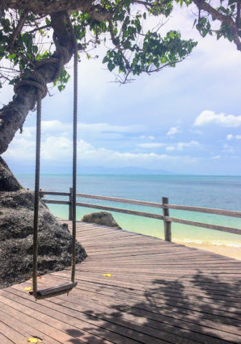 נדנדות או לא להיות החוף של הסארי קנטנג (sarikantang) בהאדרין. מלון מומלץ בקופנגן, תאילנד